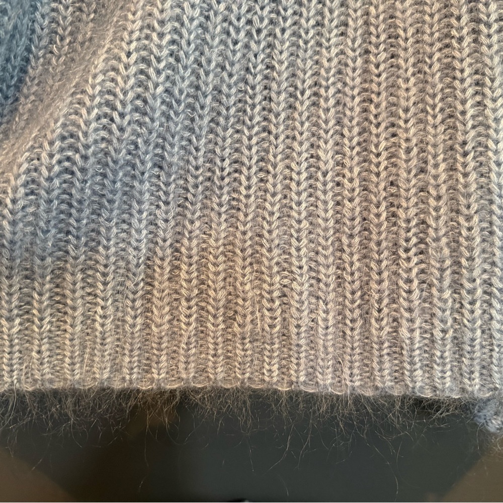 Sézane Vintage Blue V-Neck Achille Cardigan - Picture 14 of 14